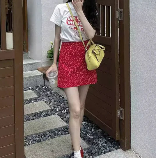 Chic Polka Dot A-line Mini